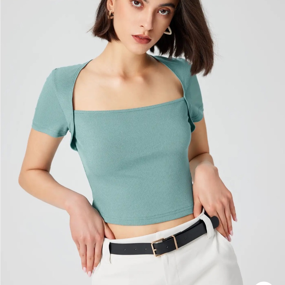 Elegant Teal Women's Top